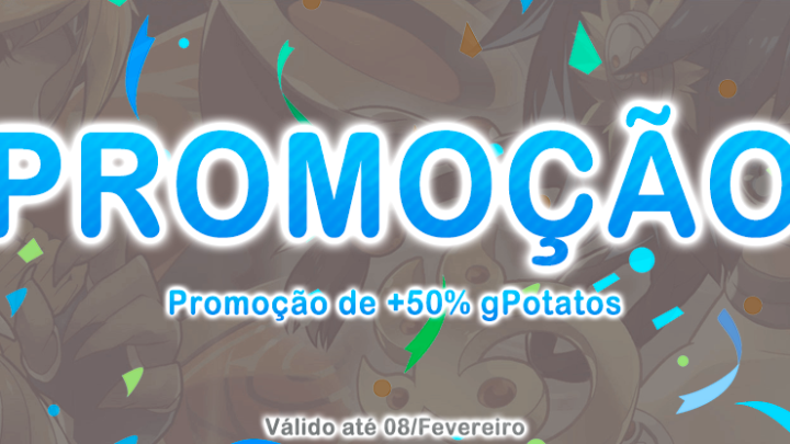 Promoção de gPotatos! Corra!